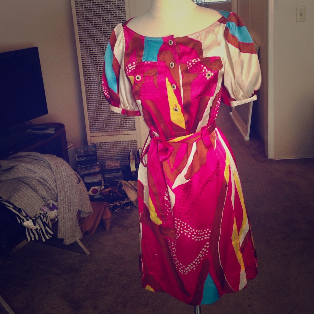 DVF Diane Von Furstenberg printed wrap dress